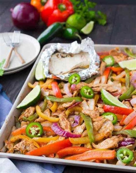 Chicken Steak And Shrimp Fajitas Recipe Chicken Fajita Recipe Easy