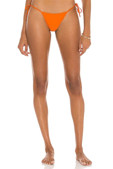 Tropic Of C Praia Bikini Bottom In Burnt Orange Revolve