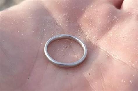 Lost Wedding Ring Found By Metal Detector Hero On Cornish Beach