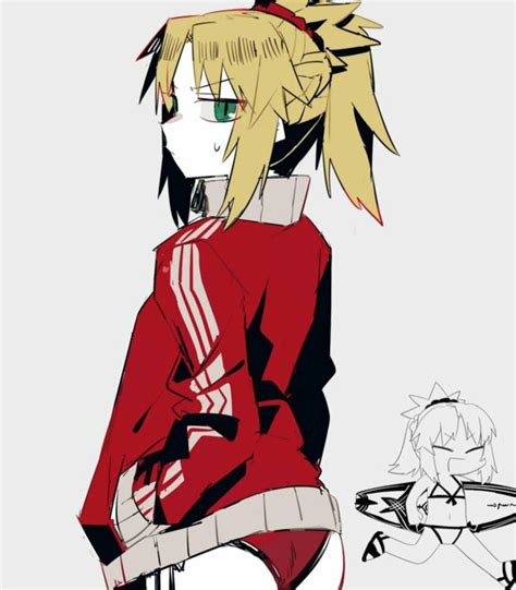 Mordred Swimsuit Rider FGO Personajes Ilustraciones Anime