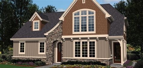 Cottage House Plan 2102AC - The DuMont with Suburban Charm