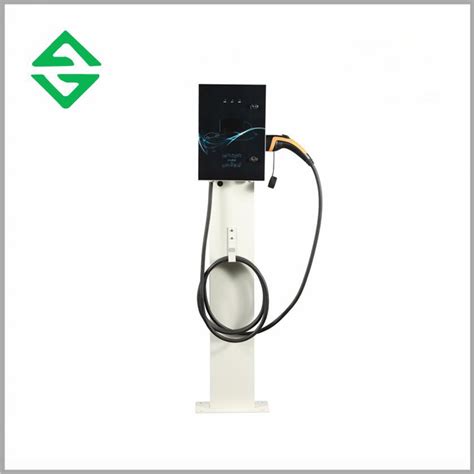 7kw Gb T Screen Floor Stand Ac Ev Charger Electric Vehicle Charging Station China Charging