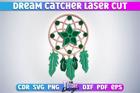 Dream Catcher Laser Cut Svg Dream Svg Gráfico Por The T Store Design