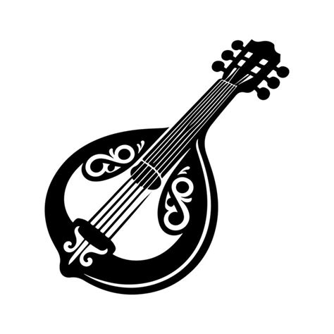 Banjo Silhouette Vector Illustration Premium Ai Generated Vector