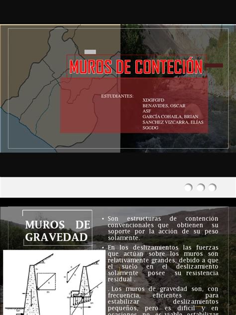 Diseño Y Análisis De Muros De Contención De Concreto Ciclópeo Y Gaviones Pdf Hormigón Dique