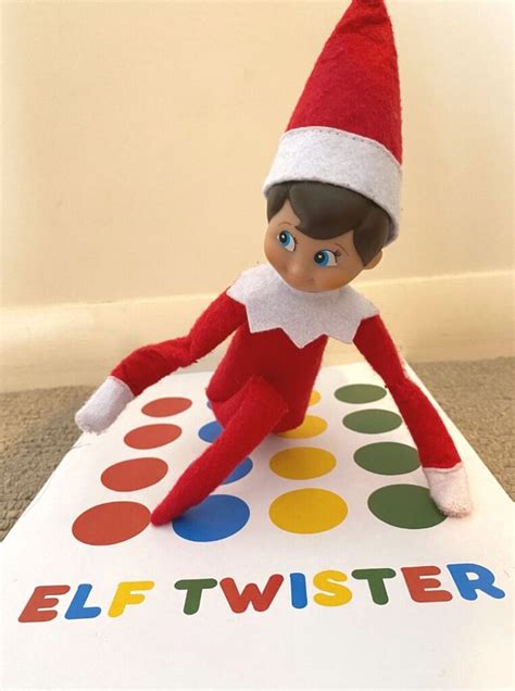 Elf Twister Printable