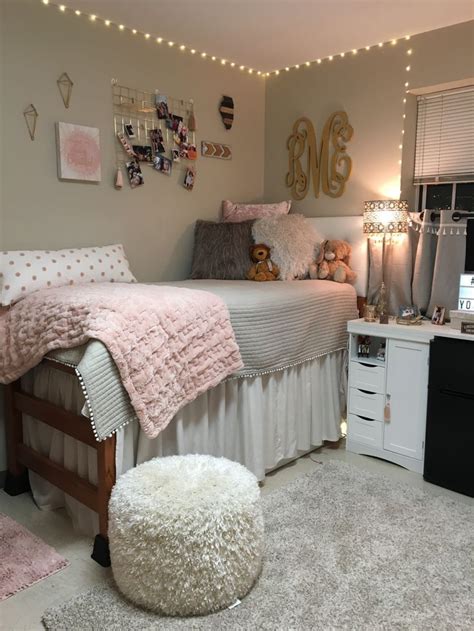 Pink Grey And White Dorm Room Ideas At Violet Goins Blog