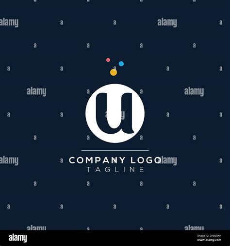 Dots Letter U Logo U Letter Design Vector With Dots Vector Lettering