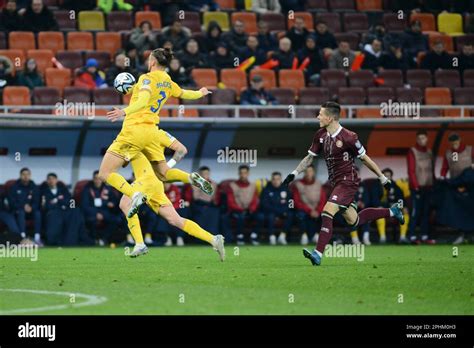 Radu Dragusin 3 During Euro 2024 Qualification Game Romania Vs Belarus