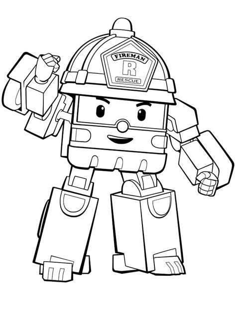 Top 40 Printable Robocar Poli Coloring Pages - Online Coloring Pages