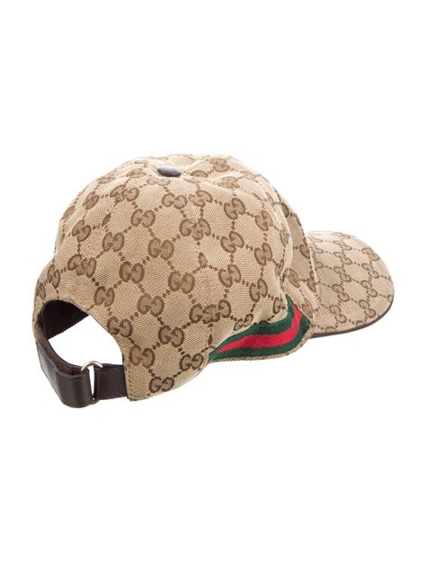 Gucci Canvas GG Baseball Cap Neutrals Hats Accessories GUC1371131