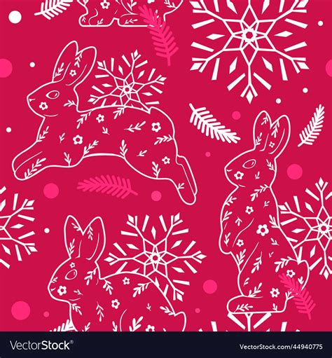 Color of the year 2023 cute christmas pattern Vector Image