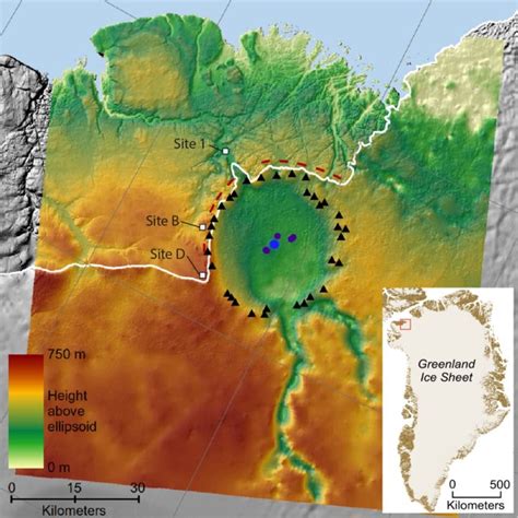 Location Of The Hiawatha Impact Crater Adapted From 1 Site Locations