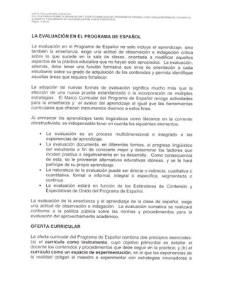 Carta Circular Programa Espa Ol Pdf