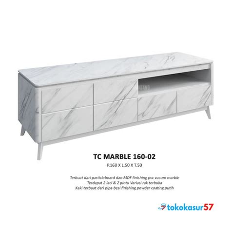 Jual Meja Tv Rak Tv Tc Marble Modern Minimalis Jakarta Barat