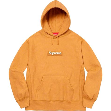 Yahooオークション Mサイズ 2021fw Supreme Light Mustard Hooded