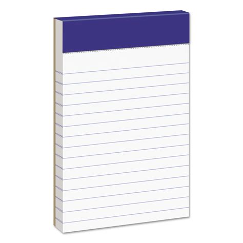 Ampad Perforated Writing Pads Narrow Rule White X Sheets