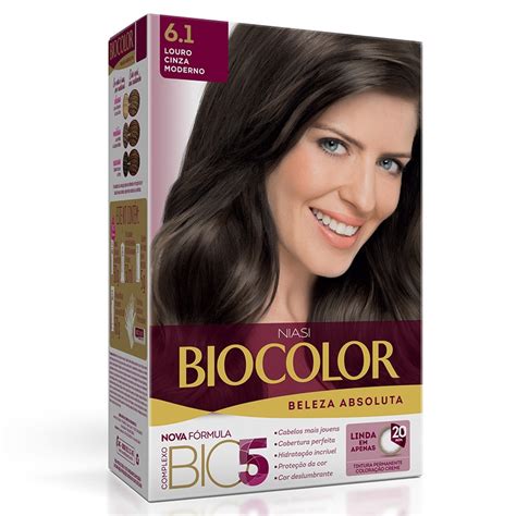 Kit Tintura Creme Biocolor Louro Escuro Acinzentado 6 1 Submarino