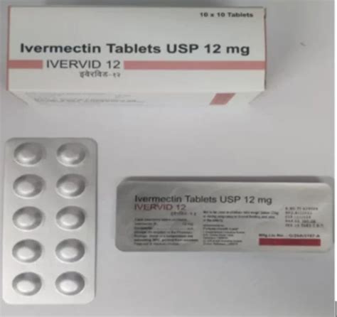 Ivervid Mg Ivermectin Tablet At Strip Of Tablets