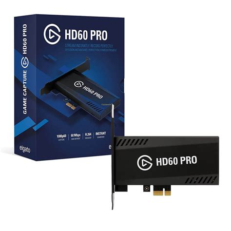 Tarjeta Capturadora Elgato By Corsair HD60 PRO PCI E PC Stream