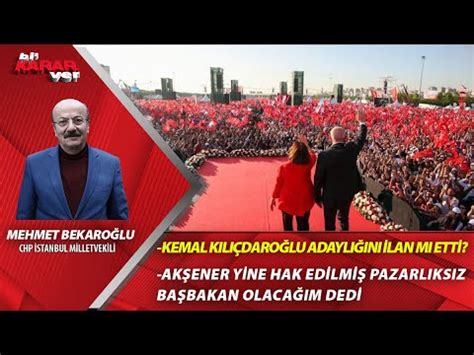 Elif Çakır ve Yıldıray Oğur Gündemi Değerlendiriyor Bi Karar Ver