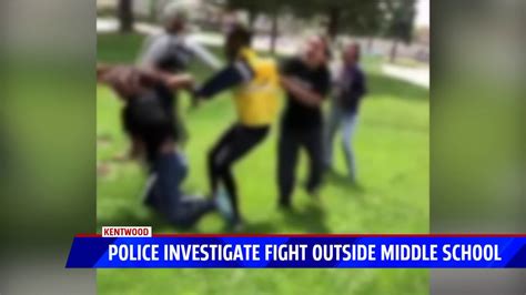 Disturbing Video Shows Fight Outside Kelloggsville Middle School