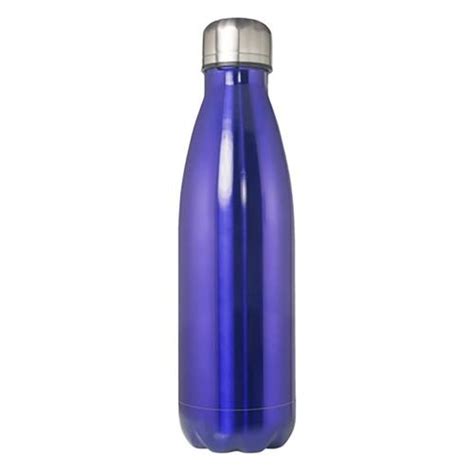 17 Oz Stainless Steel Double Wall Vacuum Bottle Custom Printed As