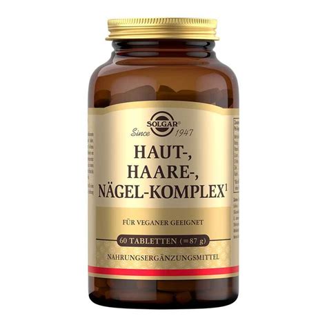 Solgar Haut Haare Nägel Komplex Tabletten 60 St bei APONEO kaufen