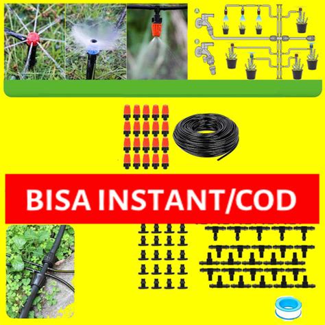 Jual Peralatan Set Irigasi Air Taman Garden Watering Kit Jakarta