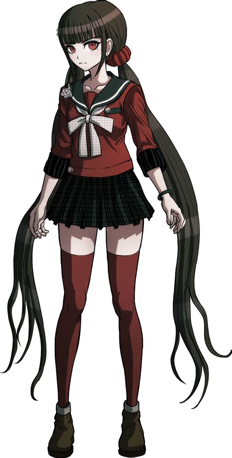 Маки Харукава Спрайты Danganronpa вики Fandom Hxh Characters Black Anime Characters