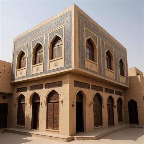 A Traditional House In Baghdad With Islamic Style