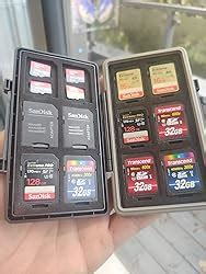 JJC 36 Slots Memory Card Case Holder Water Resistant For 24 Micro SD