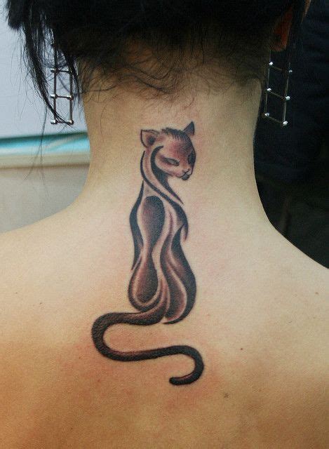 Tatuaje: Gato Egipcio - Tatuajes para Mujeres