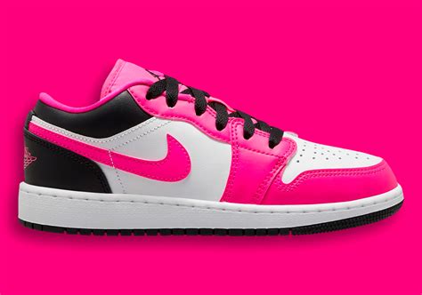 El Air Jordan 1 Low Fierce Pink Para Niños Se Vuelve Atrevido Antes