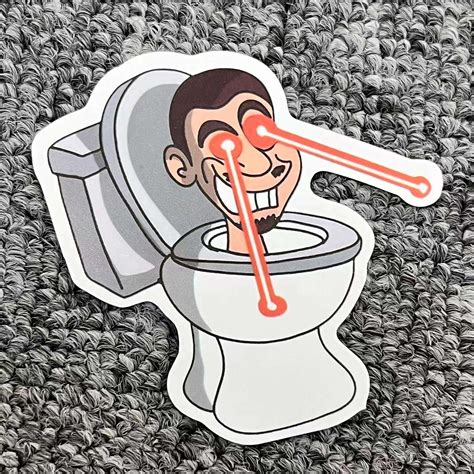 Cartoon 50pcs Stickersskibidi Toilet Stickers Notebook Doodle