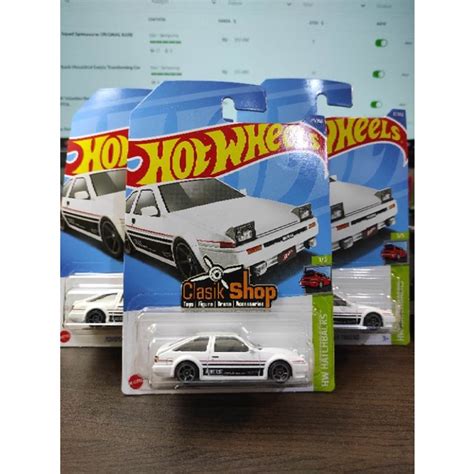 Jual Hotwheels Hot Wheels Toyota Ae Sprinter Trueno Putih Shopee