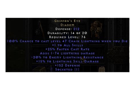 Griffon's Eye 20/15 : r/Diablo_2_Resurrected