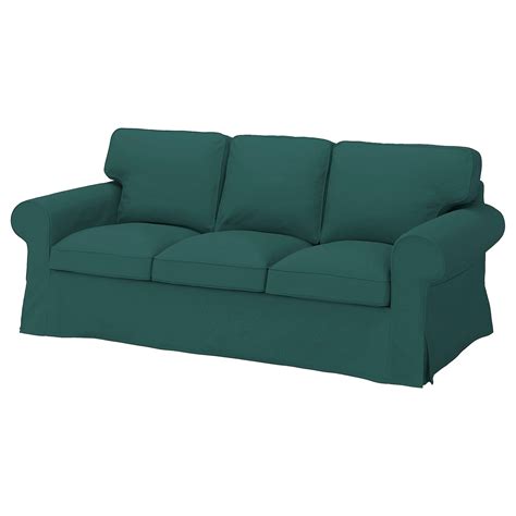 Ektorp Cover For 3 Seat Sofa Totebo Dark Turquoise Ikea