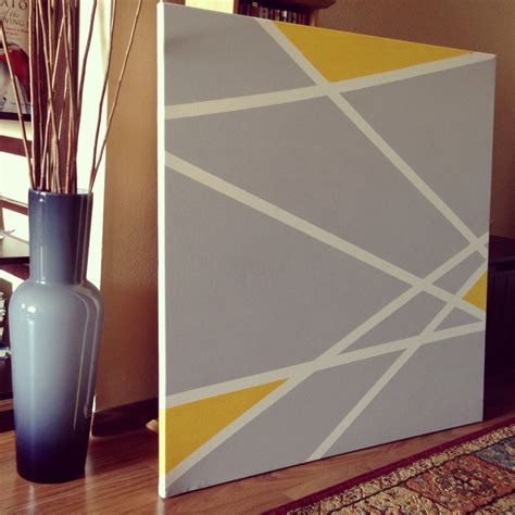 Geometric abstract lines painting | Abstract lines, Geometric, Abstract