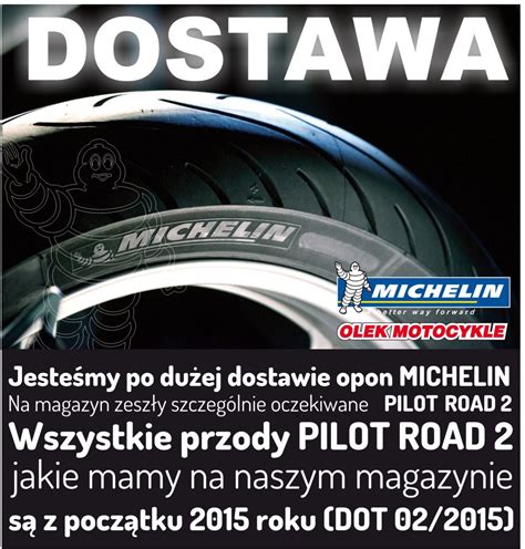 Pilot Road Dostawa Opon Michelin Dot Olek Motocykle