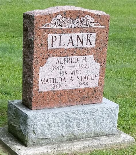 Matilda A Stacey Plank 1868 1958 Find a Grave äreminne