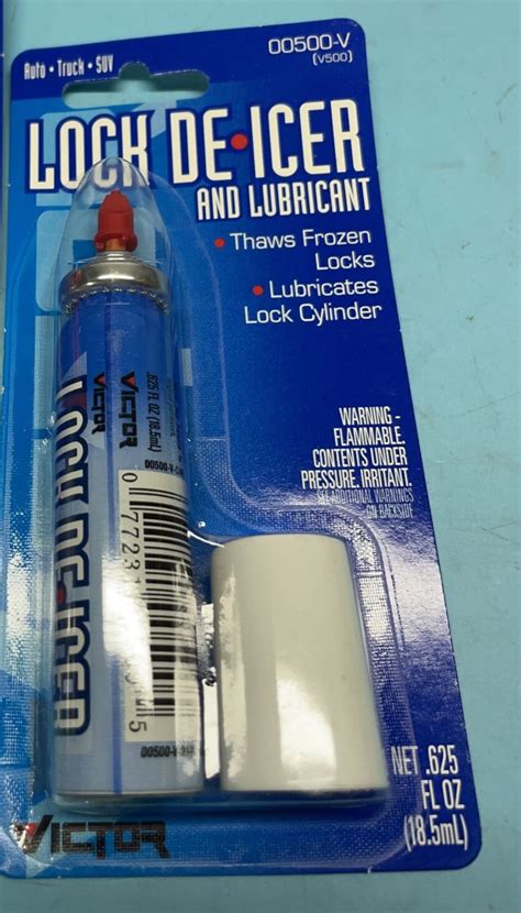 Lock De Icer Lubricant Unfreeze Mechanism Car Thaws Automotive