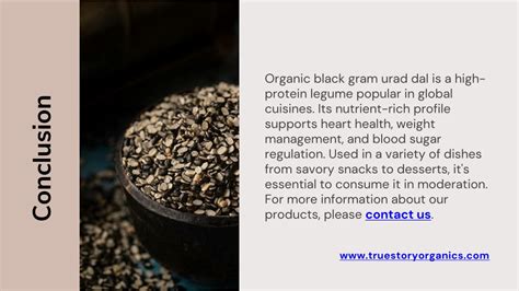 PPT Organic Black Gram Urad Dal Benefits Uses And Side Effects