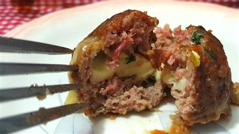 Como Fazer Bolinho De Carne Moida Recheado E Assado Super F Cil E