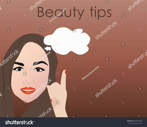 Beauty Tips Background Illustration Vector Format Stock Vector Royalty Free 568646683