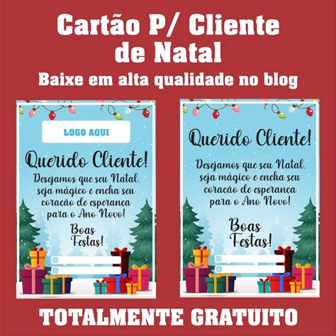 Cartao De Natal Para Cliente - Cartão de Natal Para cliente