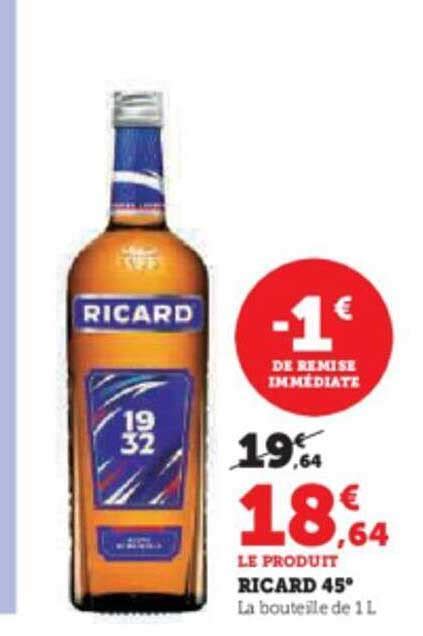 Promo Ricard Chez U Express Icatalogue Fr