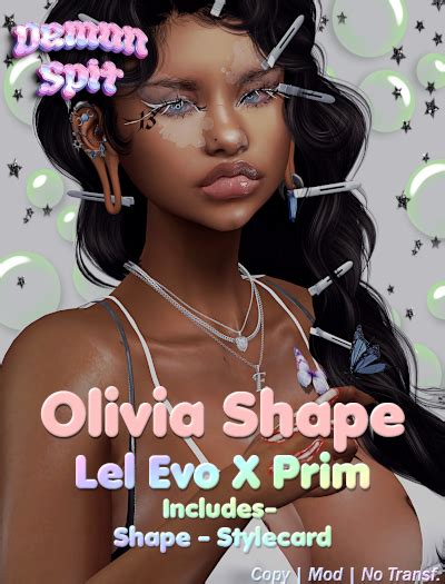 Second Life Marketplace Ds Olivia Shape Lel Evo X Prim