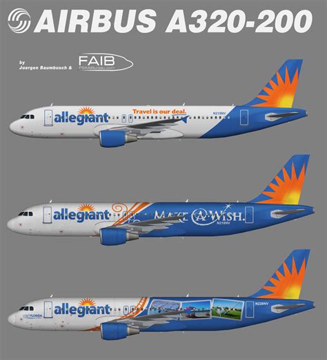 Allegiant Air Airbus A320 200 Juergen S Paint Hangar