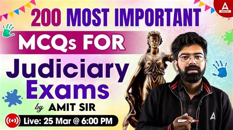 Most Important Mcqs For Judiciary Exams Rjs Uppcs J Djs Hjs